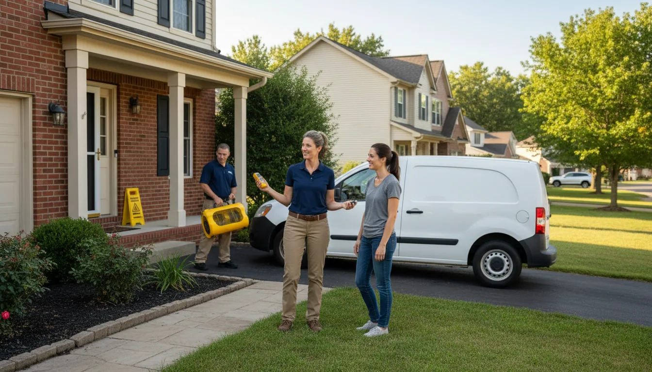 Water restoration image for Dehumidification And Cleanup Services in Livingston, TN